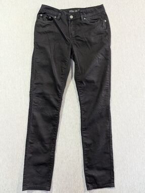 PrAna Kara Jeans Women's 4/27 Black Organic Cotton Straight Leg